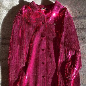 Teddy Fresh - Sequin Shirt Dress - L/XL